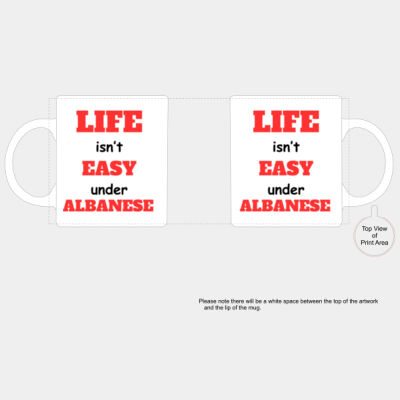 Life Isn't Easy - Ceramic Mug Thumbnail